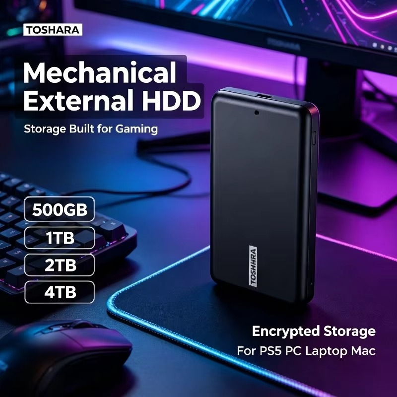 Ssd 500Gb - قرص تخزين محمول TOSHARA A5 SSD