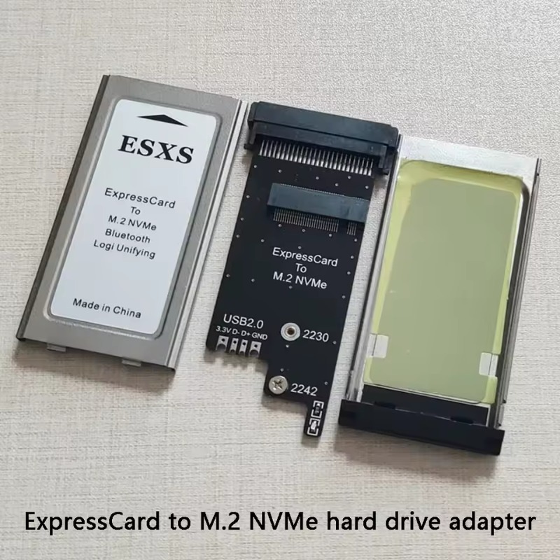 بطاقة توسعة ExpressCard إلى M. - مراجعة Nvme Ssd وسعره