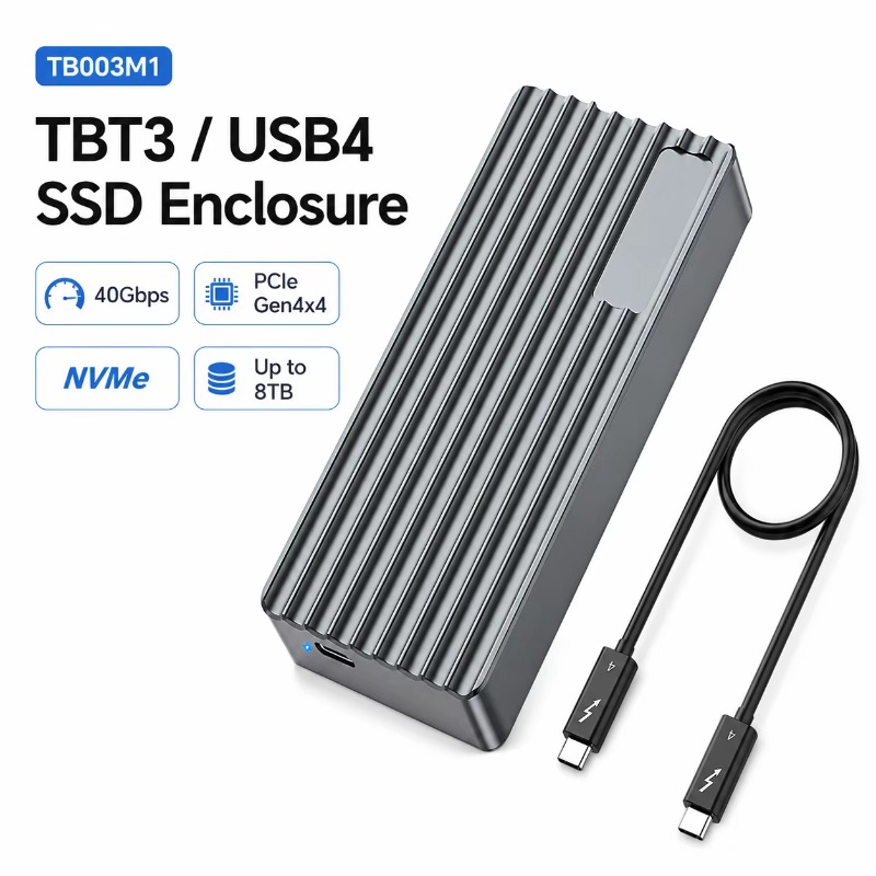 علبة خارجية لـ TBT3/USB4 M.2 N - مراجعة Nvme Ssd وسعره